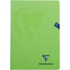 Clairefontaine -  schrift mimesys voor ft A4, 80 bladzijden, kaft in PP, geruit 10 mm, geassorteerde kleuren