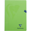 Clairefontaine - cahier mimesys pour ft A4, 80 pages, couverture en PP, carreaux 10 mm, couleurs assorties
