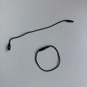 Klika - Kordelverschluss 200 mm schwarz 1.000 Bullet 4 Stück