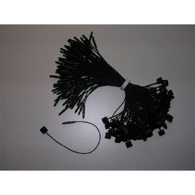 Klika - Fermeture cordon 120 mm noir 1.000 pièces