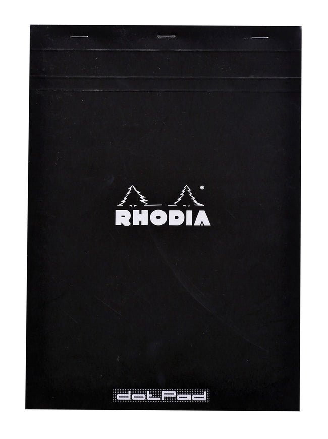 Rhodia -  Schrijfblok a4 dots 80v 80gr zwart