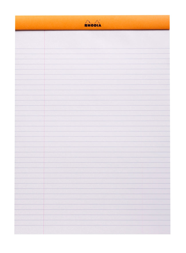Rhodia -  Schrijfblok a4 lijn 80vel 80gr or