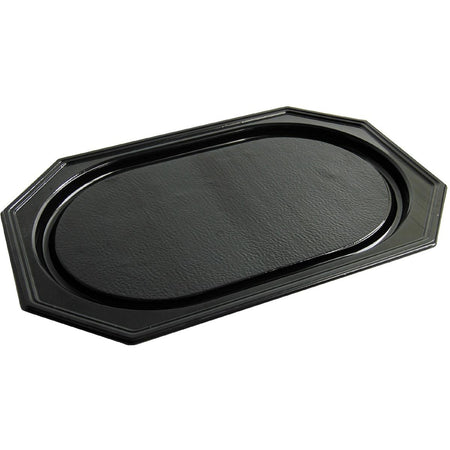Conpax -  Cateringschaal, uit gerecycleerd PET, ft 55 x 36 cm, zwart, pak van 10 stuks