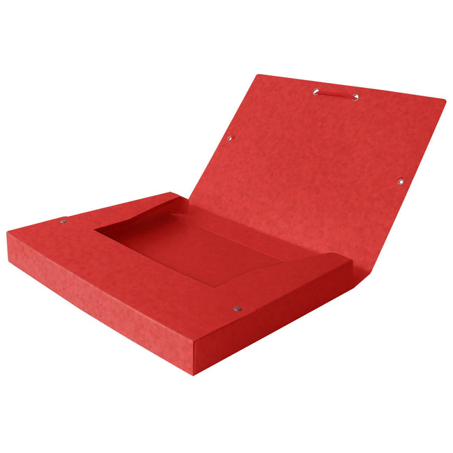 Oxford -  Elastobox  top file+ a4 25mm rood