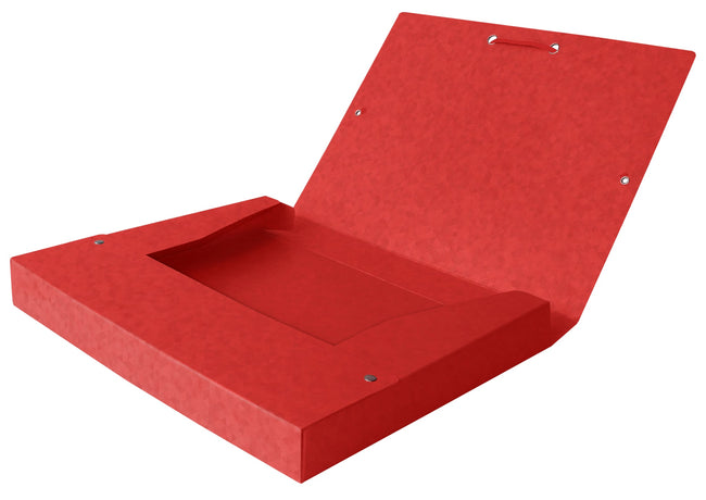 Oxford -  Elastobox  top file+ a4 25mm rood | 12 stuks