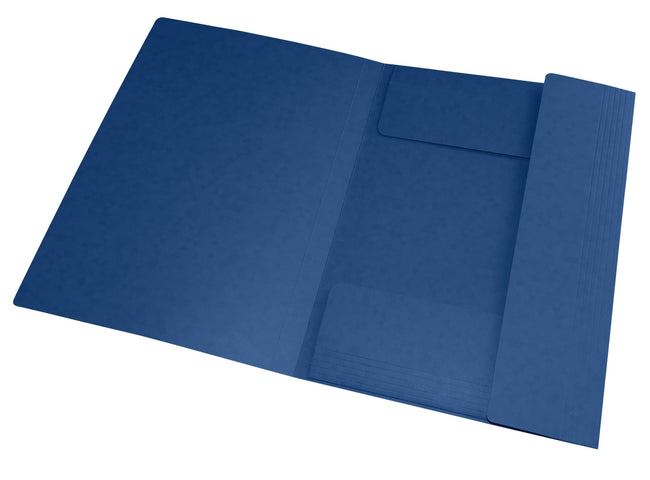 Oxford -  Elastomap  top file+ a4 donker blauw