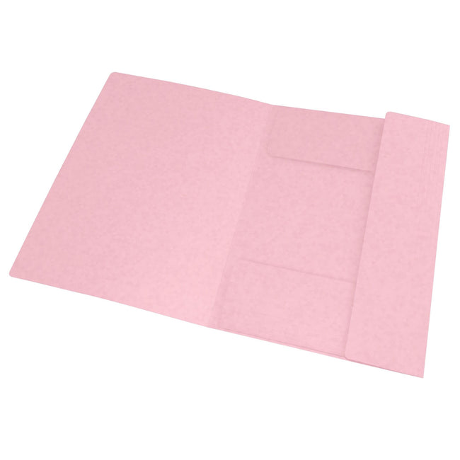 Oxford -  Elastomap  top file+ a4 pastel roze