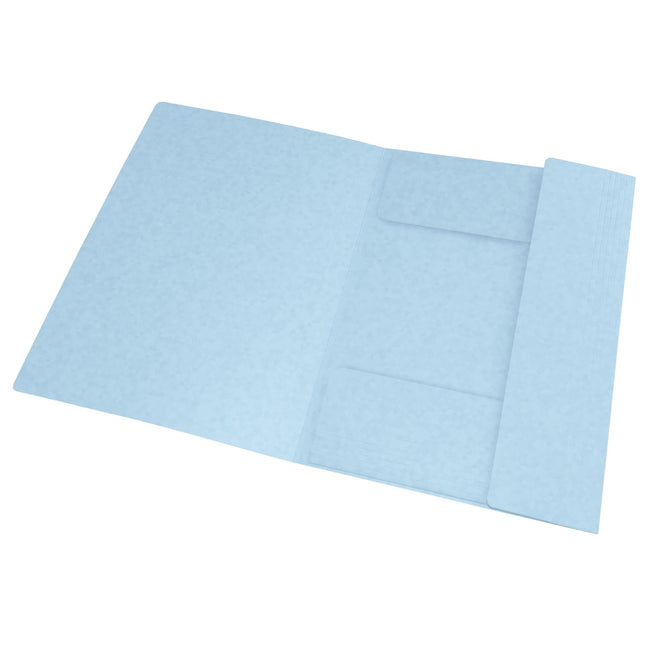 Oxford -  Elastomap  top file+ a4 pastel blauw
