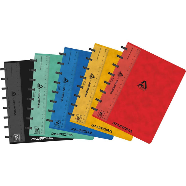 Quantore - Cahier Classic A5 diamant 5x5mm 144 pages 90gr assortis