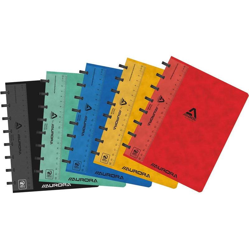 Quantore - Cahier Classic A5 diamant 5x5mm 144 pages 90gr assortis