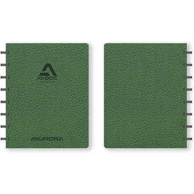 Adoc -  Business schrift, ft A5, 144 bladzijden, geruit 5 mm, groen