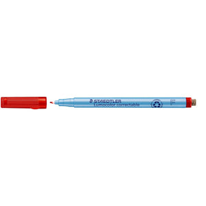 Staedtler -  Lumocolor uitwisbare pen, schrijfbreedte: 0,6 mm, rood
