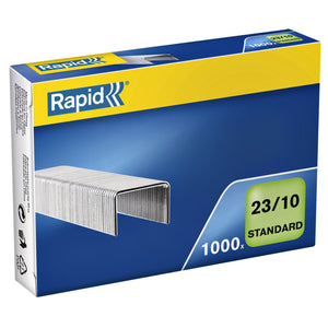 Rapid - Agrafes 23/10 galvanisées standard 1000 pièces