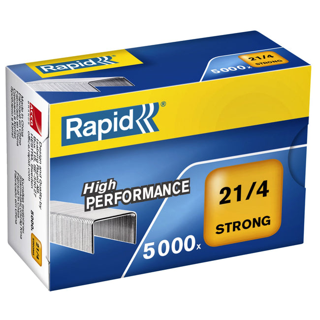 Rapid - Agrafes 21/4 galvanisées fortes 5000 pièces