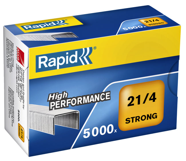 Rapid - Agrafes 21/4 galvanisées fortes 5000 pièces