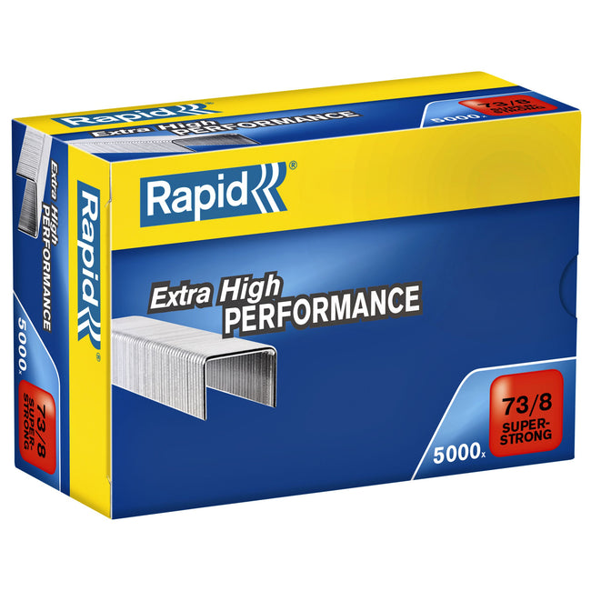 Rapid - Agrafes 73/8 galvanisées super résistantes 5000 pièces