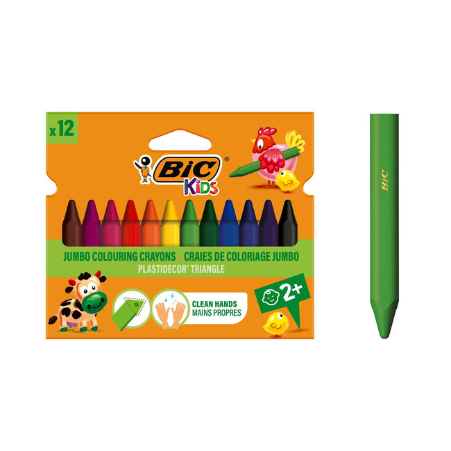 BIC -  Kleurkrijt kids 857 plastidecor assorti
