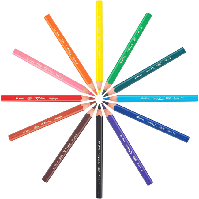 BIC -  Kleurpotlood kids ecolutions schoolbox 144st