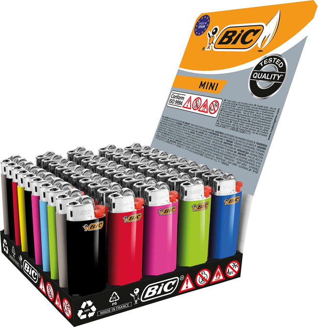BIC -   Mini vuursteen aansteker, display van 50 stuks
