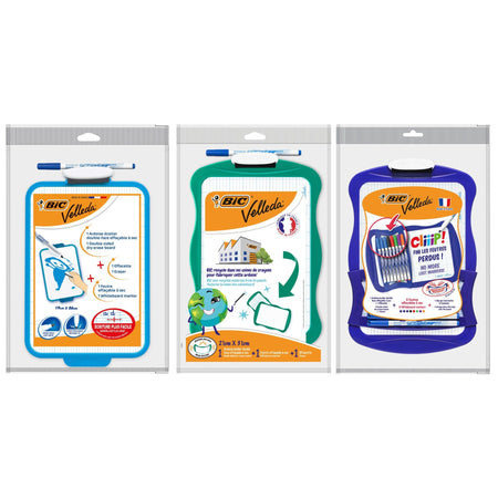 BIC -  Whiteboard  19x26cm met stift en wisser | 1080 stuks