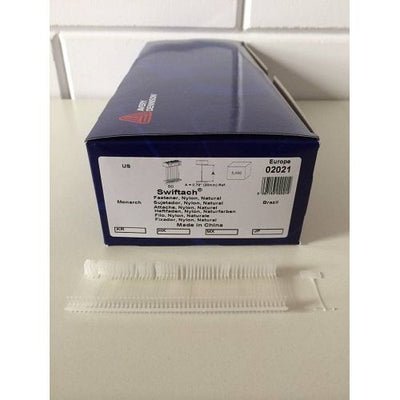 Dennison - broches 20 mm standard Nylon 5000 8 pièces