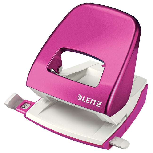 Leitz - Perforatrice WOW 5008 Nexxt métal 30 feuilles rose