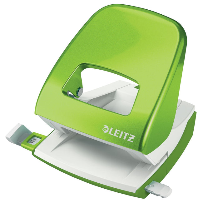 Leitz - Perforatrice WOW 5008 Nexxt métal 30 feuilles vert