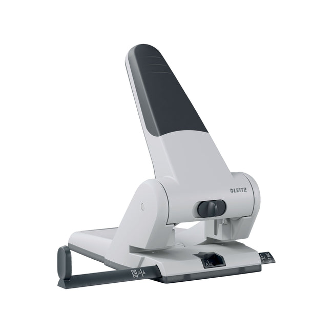 Leitz -  5180 papierperforator 65 vel Zwart, Grijs