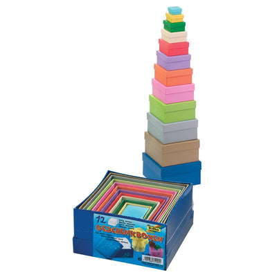 Folia -   geschenkdozen vierkant, ft grootste: 14,5 x 7,5 cm (l x h), ft kleinste: 3,5 x 2 cm (l x h)
