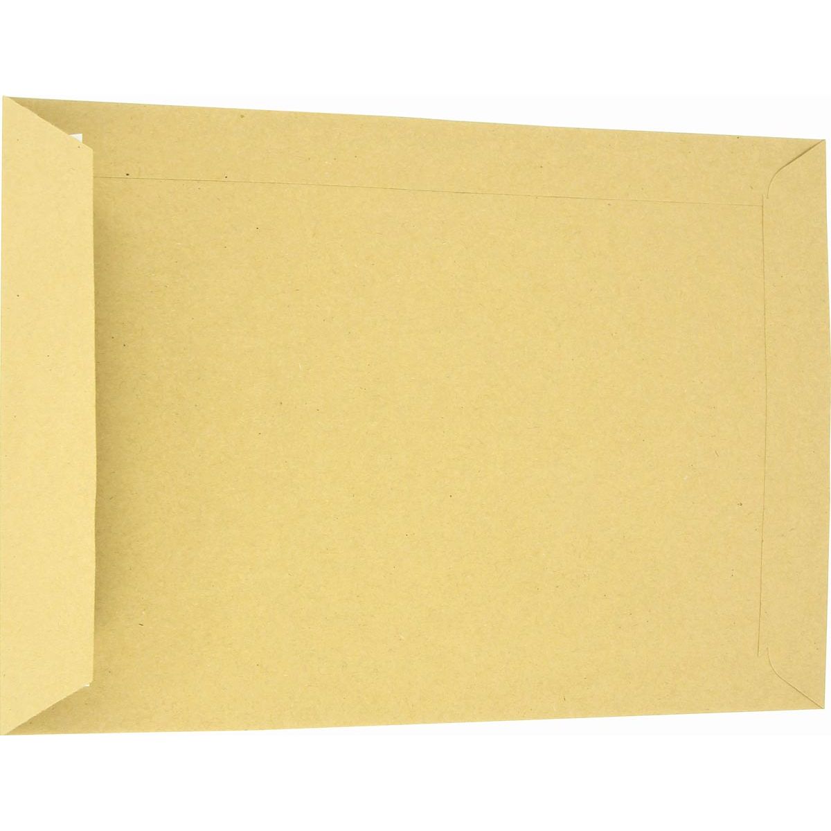 Klika - Enveloppes, pi 162 x 229 mm, fermeture à bande, en papier kraft 90 g, marron, boîte de 500 pièces