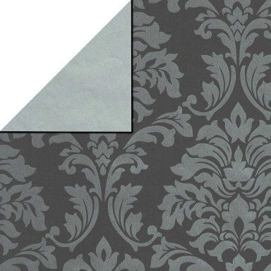 Klika - Papier cadeau - Papier cadeau - argent baroque sur Mat G 70 cm