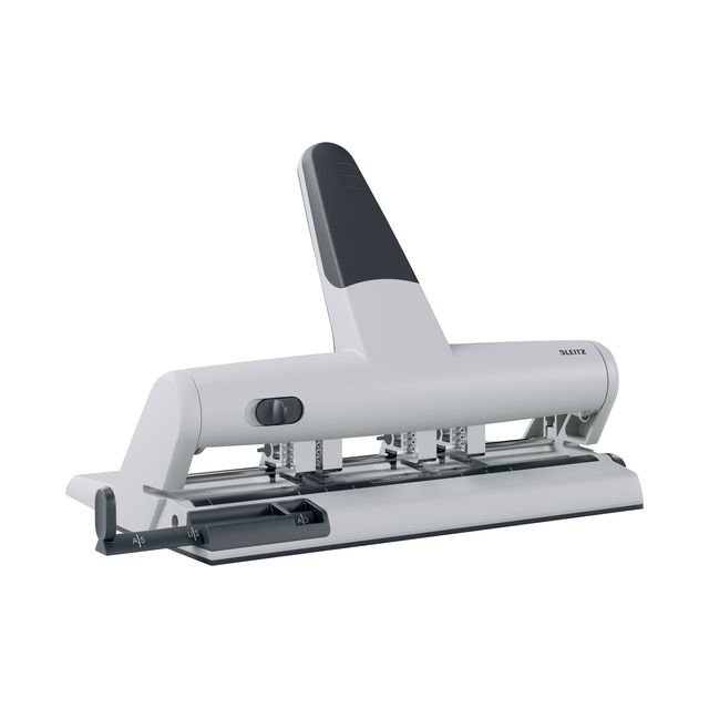 Leitz -  AKTO papierperforator 30 vel Zilver