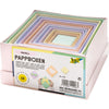 Folia - boîtes pour décoration, carrées, en carton, pack de 12 pièces de tailles assorties, couleurs pastel