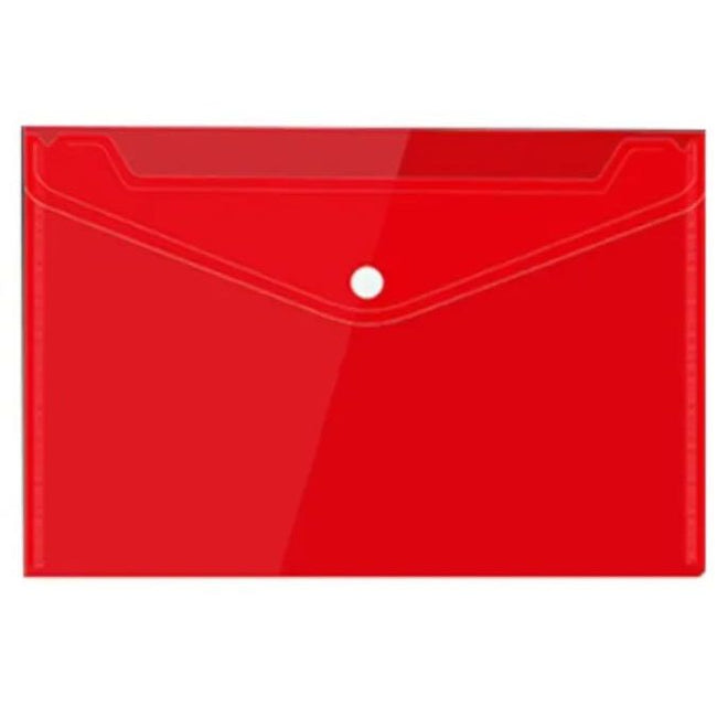 Sans marque - Chemise à documents, A5, ft 240 x 161 mm, rouge