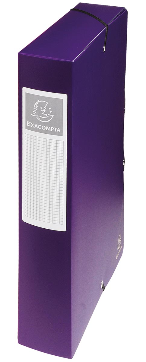 Exacompta -  elastobox rug van 6 cm geassorteerde kleuren (afbeelding 2)