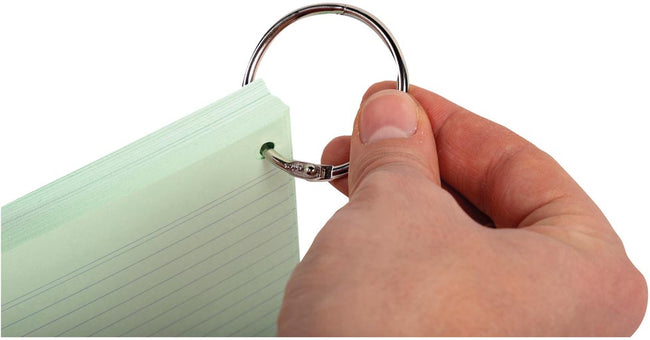 Exacompta -  gekleurde systeemkaarten, ft A7, gelijnd, pak van 50 stuks (afbeelding 2)