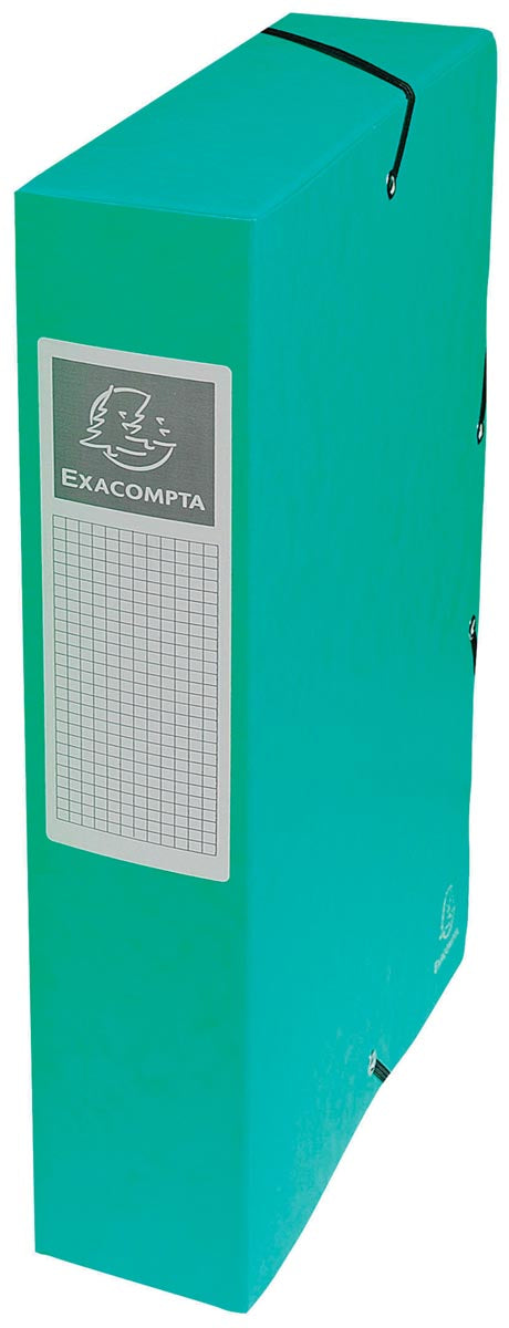 Exacompta -  elastobox Exabox groen, rug van 6 cm