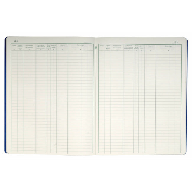 Exacompta -  Register piqure garagisten 320x250mm 80vel assorti