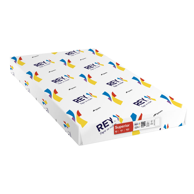 Rey -  Kopieerpapier superior a3 80gr wit | 3 stuks