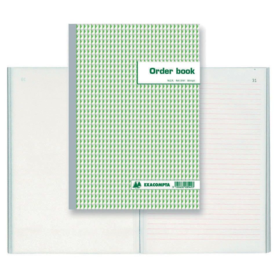 Exacompta - carnet de commandes, pi 29,7 x 21 cm, tripli (50 x 3 feuilles)