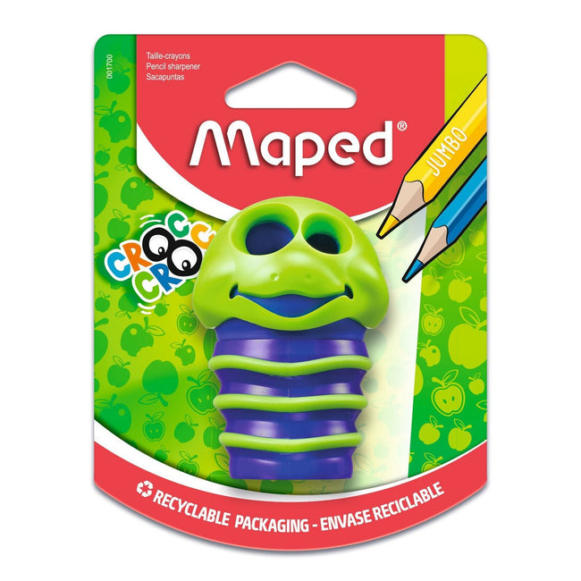 Maped -  Puntenslijper  croc croc bug 2gaats assorti