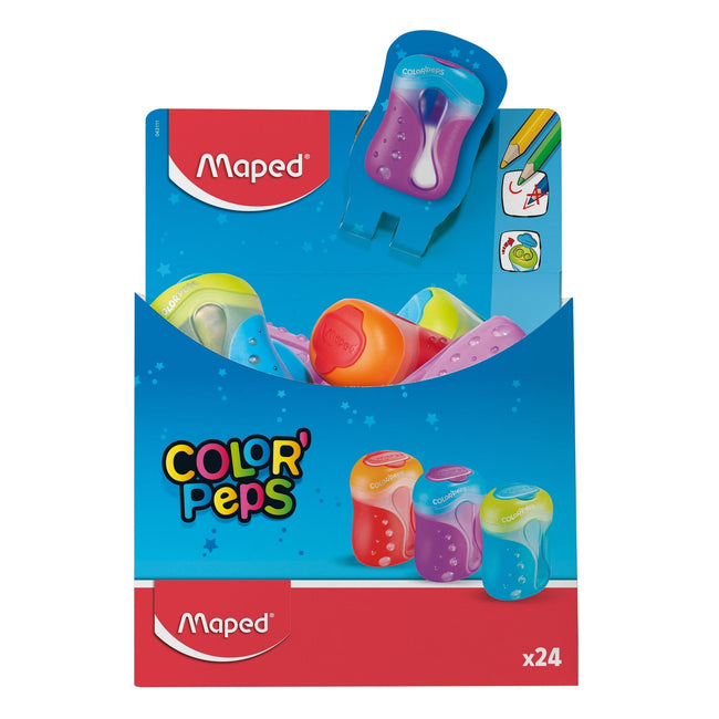 Maped -  Puntenslijper  color'peps 2gaats display 24st