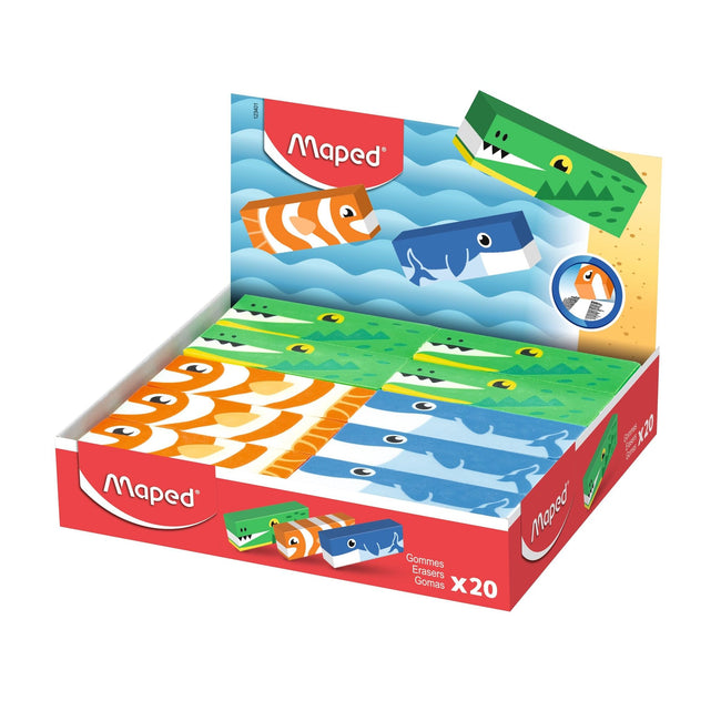 Maped -  Gum  animals 20 stuks assorti