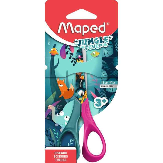 Maped -  Kinderschaar  jungle fever 12cm