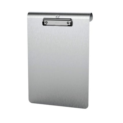 MAUL - Porte-bloc Medic A4 debout avec arc en aluminium avec pince en acier inoxydable