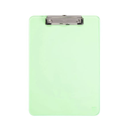 MAUL - Porte-bloc A4 portrait transparent PS vert fluo | 12 pièces
