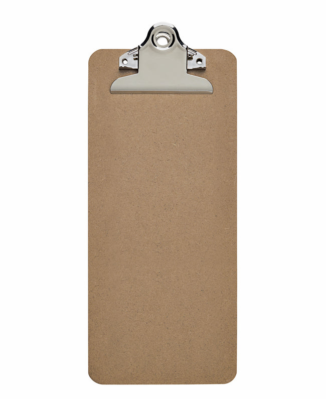 MAUL - Klemmbrett Classic Bill stehend 280x115mm Hartfaserplatte | 24 Stück