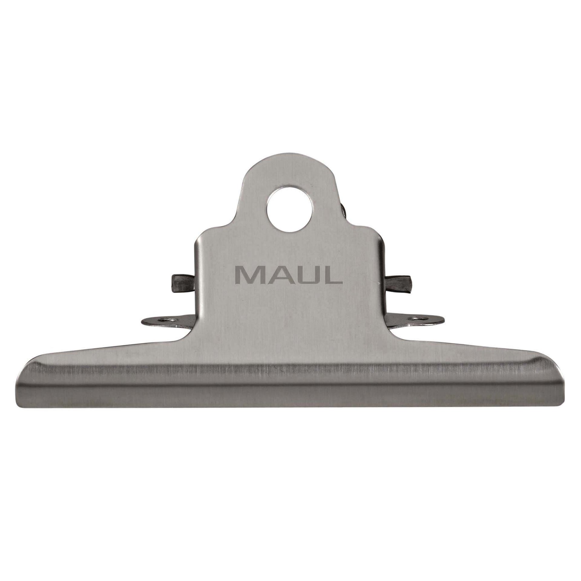 MAUL - Büroklammer Classic Edelstahl 147mm silber | 2 Stk