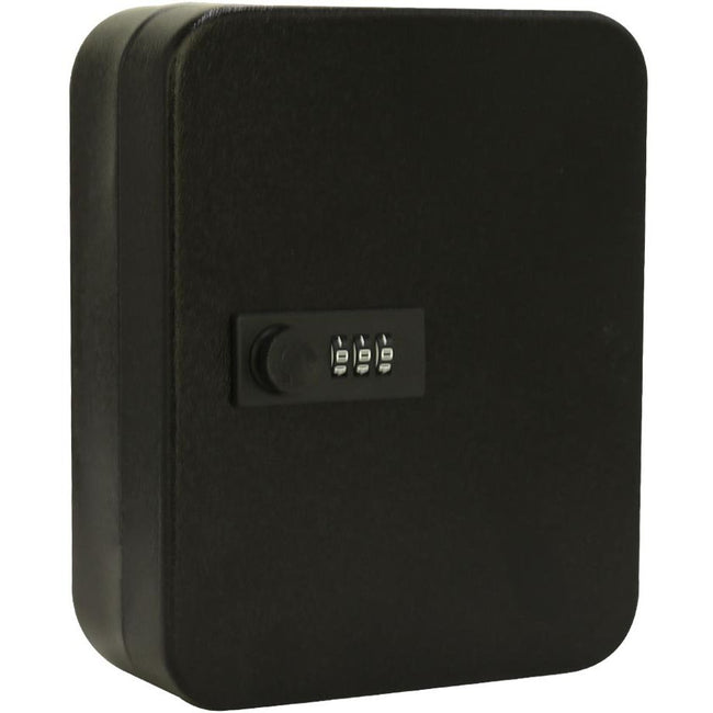 Zonder merk -  Sleutelkast met combinatieslot, voor 20 sleutels, zwart