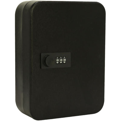 Sans marque - Armoire à clés avec serrure à combinaison, pour 48 clés, noir
